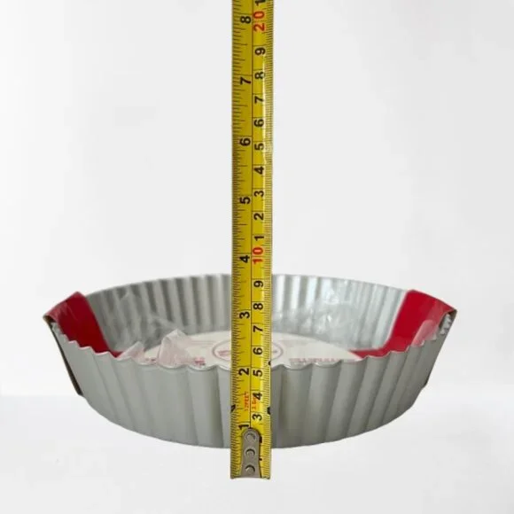 NEW ProSeries Fluted Removable Bottom Fat Daddio's Tart / Quiche Pans-Set of two - Picture 13 of 17